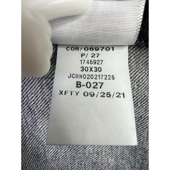 J.Crew 484 Stretch Jeans Mens 30x30 Blue Slim Narrow Tapered Denim Pants Casual - Picture 10 of 15